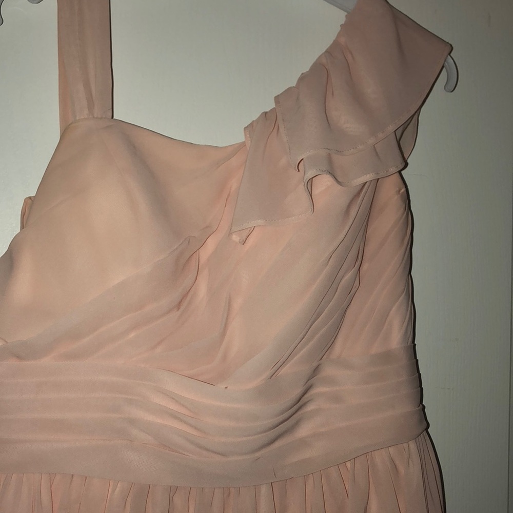 blush pink formal dress